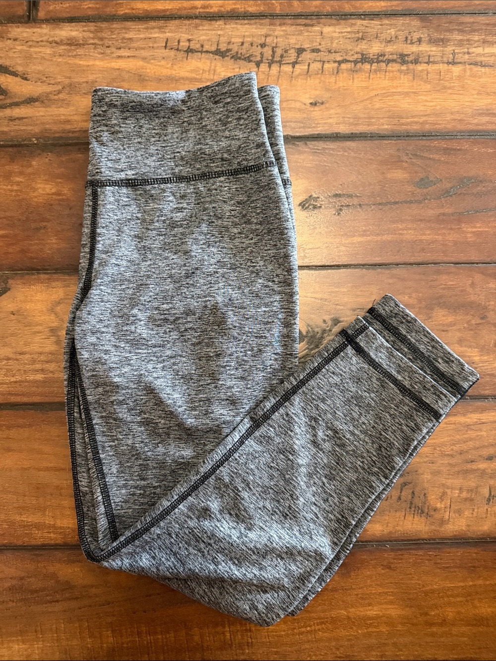 90 Degrees by Reflex Gray Heather Performance Capris
